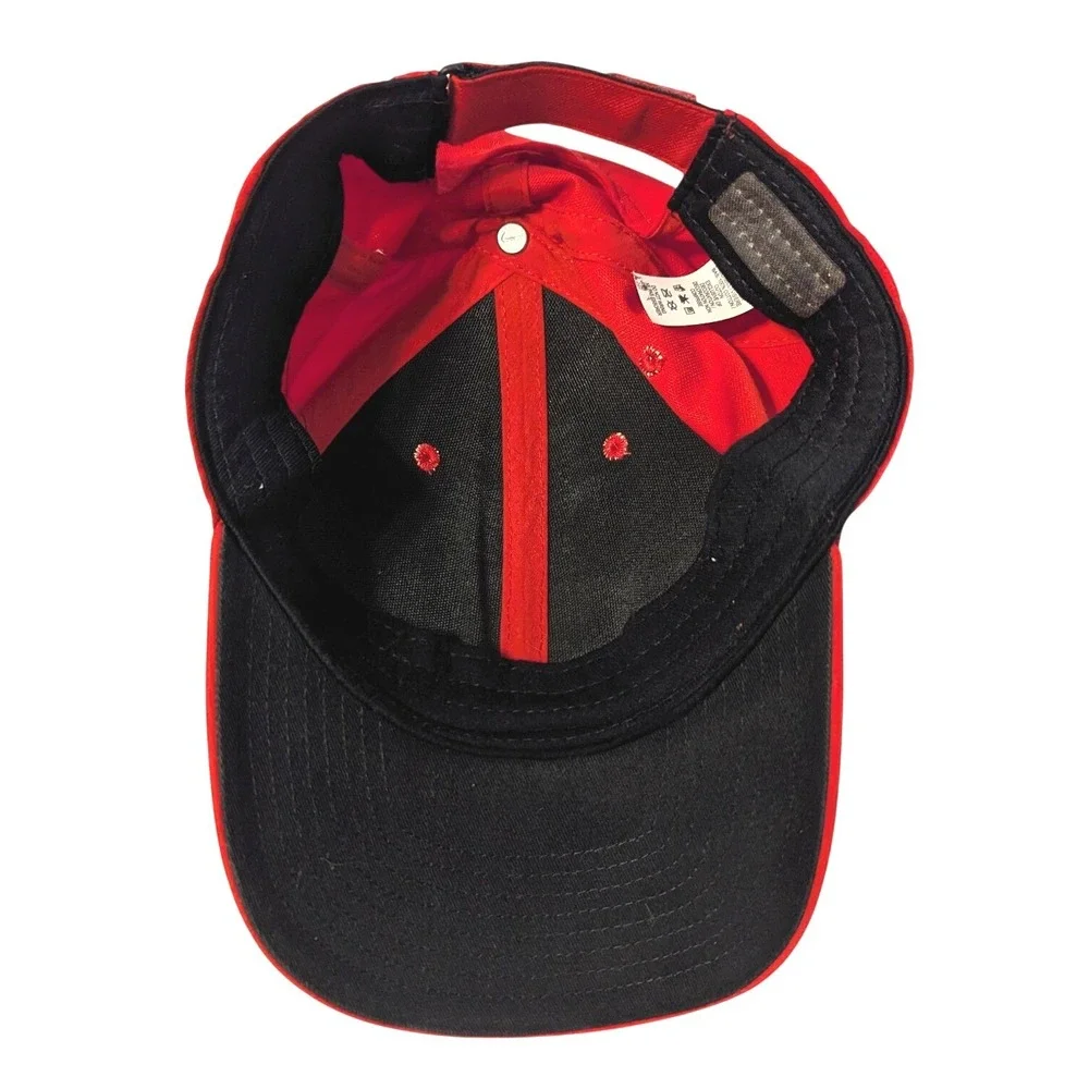 Nike Legacy91 Adjustable Hat University Red Black Swoosh CW6327-657 Mens OSFM